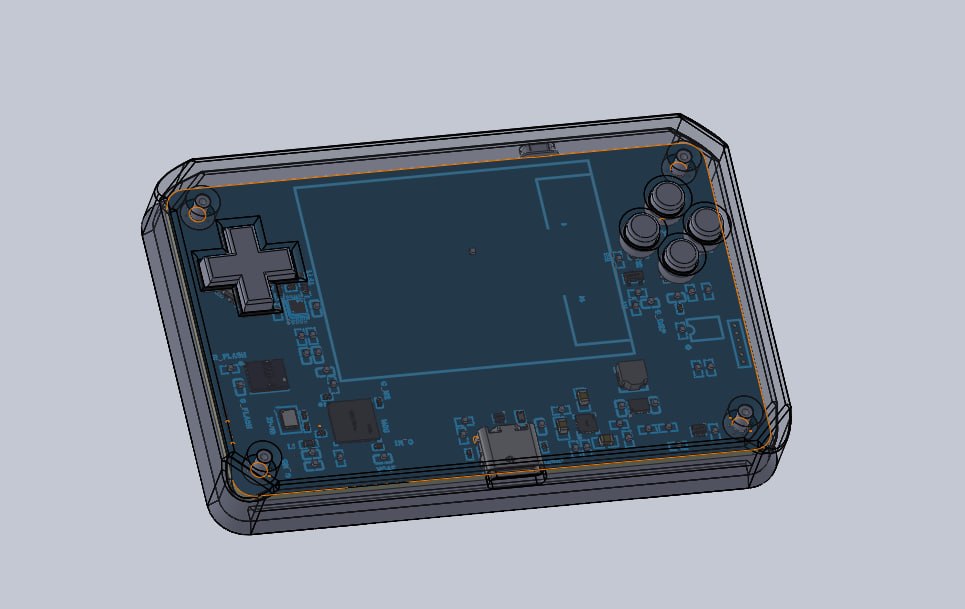 Игровая консоль RetroPort, вид спереди